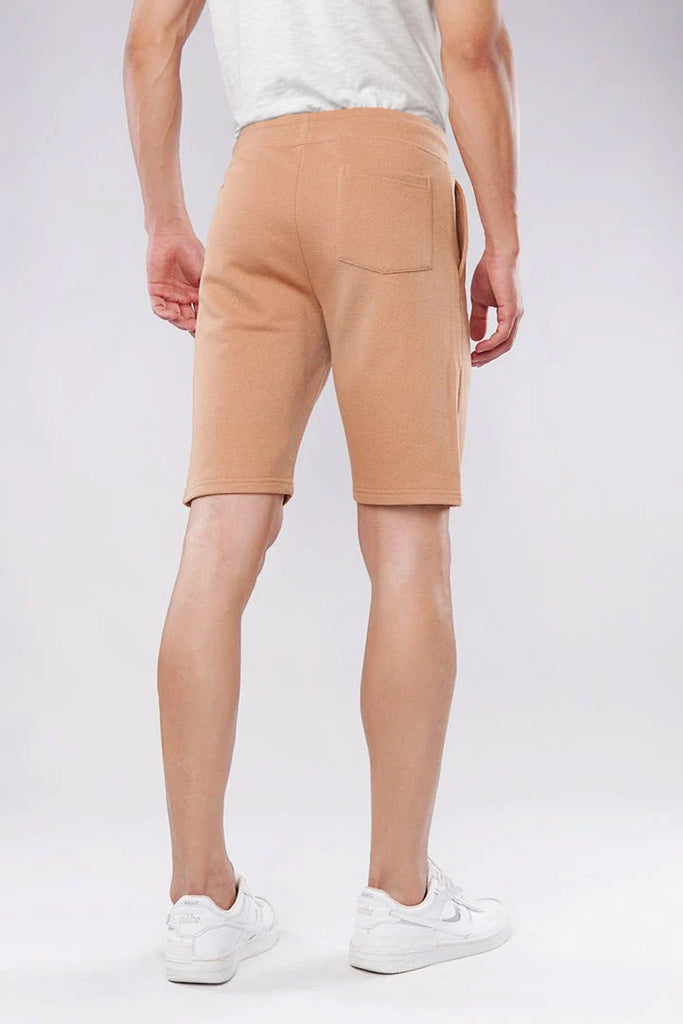 Taupe Terry Shorts - Mendeez UAE 