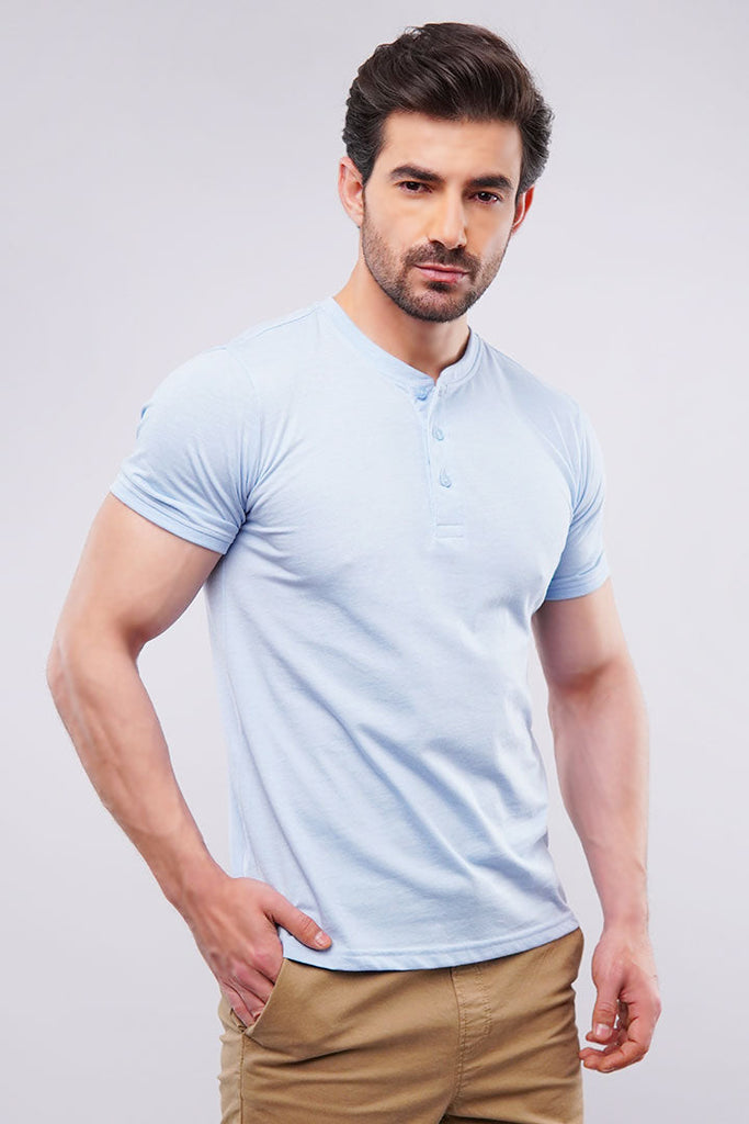 Buy Souluxe Khaki Colour Panel Sports T-Shirt Online in UAE from