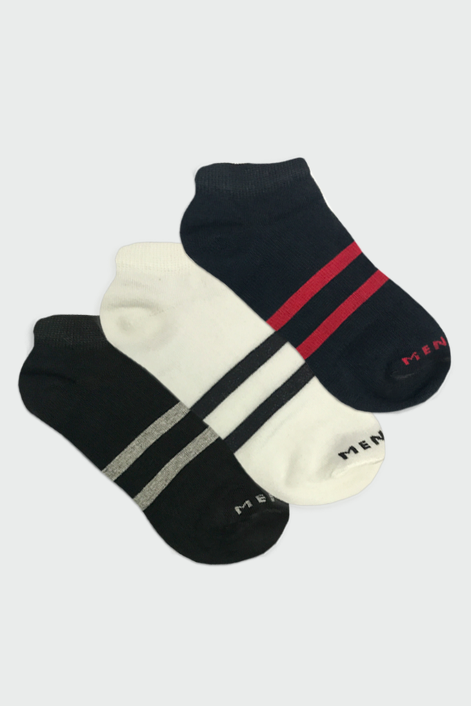 Racers Ankle Socks - Pack of 3 - Mendeez UAE 